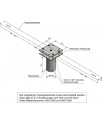 Traversenunterteil für Zopf 133 - 142